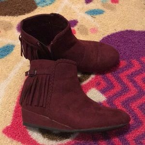 Ankle boot burgundy